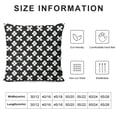 thumbnail image 6 of Nawypu  Black and White Accent Throw Pillow Covers Repeating Pattern Geometric Jagged Wave Oblong Rectangle Throw Pillow Cases for Sofa Bed Couch, 6 of 6