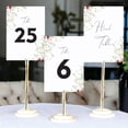 thumbnail image 3 of Wild Flower Wedding Table Number Cardss 1-50 Double Sided With Head Table For Reception Event Party Baby Shower Birthday 4x6 Inch, 3 of 3