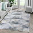 GlowSol 6x9 feet Rug for Living Room Modern Geometric Area Rug for