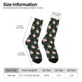 thumbnail image 2 of Fotbe Pink Sleeping Fox Calcetas Largas con Estampado para Hombre y Mujer – Calcetas de Compresión Transpirables y Elásticas, Viajar y Uso Diario Talla 5-11, 2 of 6