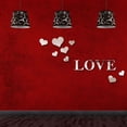 thumbnail image 4 of Under 10 Wall stickers Acrylic Love Mirror Sticker Bedroom Living Room Removable Wall Sticker, 4 of 5