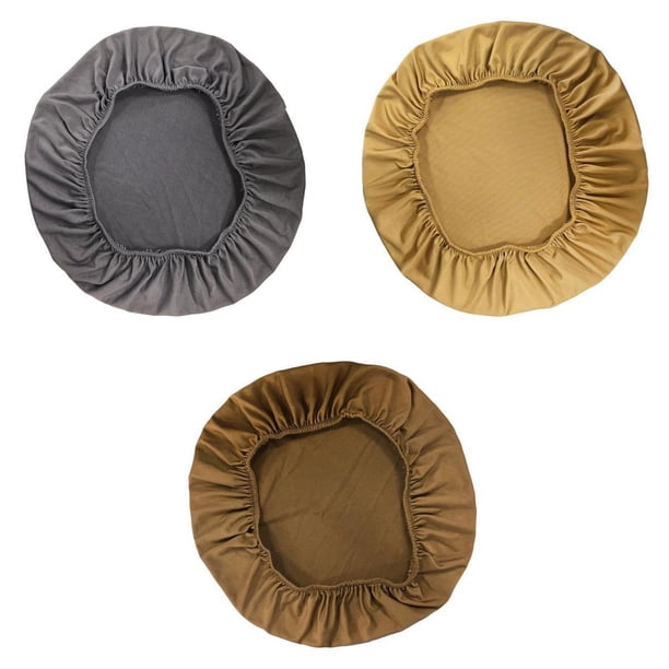 Paquete de 3 elásticas para asiento de silla, funda para asiento de silla de comedor
