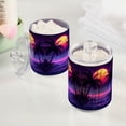 thumbnail image 2 of Yayeee 2 Pack Qtip Holder Bathroom Cotton Swab Canister with Lid Clear Dispenser Set, Pink Digital Art, 2 of 6