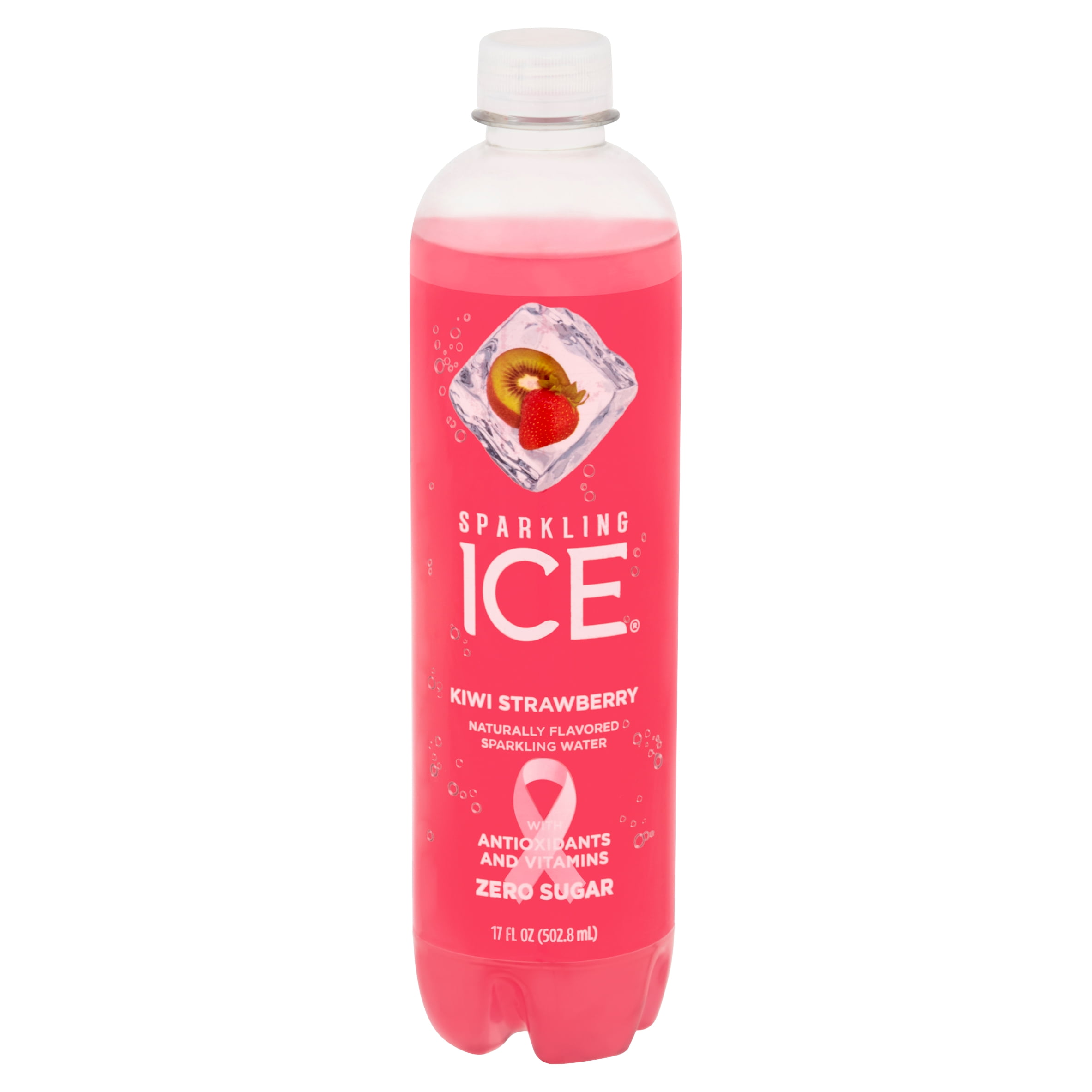 Sparkling Ice Kiwi Strawberry Sparkling Water, 17 fl oz
