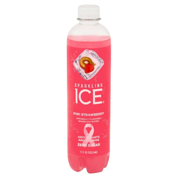 Sparkling Ice Kiwi Strawberry Sparkling Water, 17 fl oz