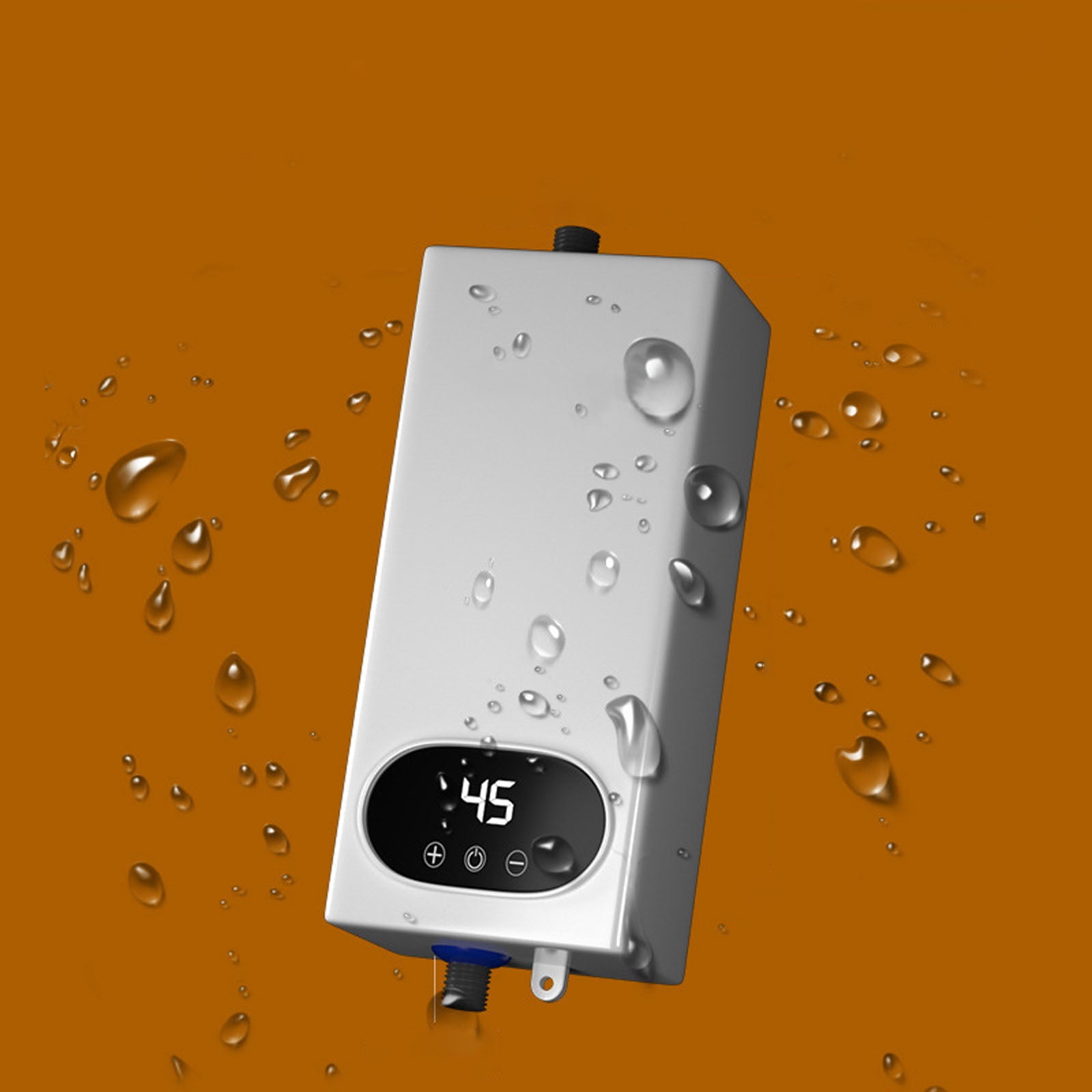 Electric Tankless Water Heater, 5500W Instant Electric Water Heater with Digital Display for Kitchen Bathroom Washin