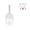 clear, variant on One Austrian Crystal Pear Sterling Silver Pendant - Clear
