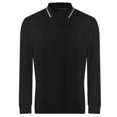 thumbnail image 1 of Awdis Mens Tiped Polo à Manches Longues, 1 of 2