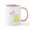 White/Pink Inside, variant on CafePress - Easter Bunny Sitting Mugs - 11 oz Ceramic Mug - Novelty Coffee Tea Cup