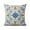 Blue Beige Floral, variant on Black and White Geometric Throw Pillow Covers,Farmhouse Minimalism Throw Pillow Covers 16"x16", 1PCS, Linen Study Sofa Cushion Cover Indoor Living Room Home Decor(doubleside Print)