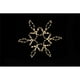 Queens of Christmas WL-SFSTAR-24-WW 24 Po Flocon de Neige Blanc Chaud avec Étoile au Milieu – image 1 sur 1