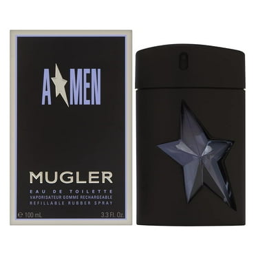 Angel by Thierry Mugler Eau De Toilette Spray Refillable (Rubber) 3.4 oz for Men