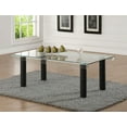 thumbnail image 1 of ACME Gordie Coffee Table  in Black & Clear Glass, 1 of 2