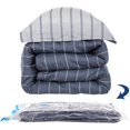 thumbnail image 2 of SONGMICS Bolsas de Vacío, Pack de 15 Bolsas de Almacenamiento, Bolsas de Compresión, Reutilizables para Ropa de Cama, Ropa, Almohadas y Edredones, 4 Grandes (80x100cm), 6 Medianas (60x80cm) y 5, 2 of 7