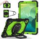 thumbnail image 2 of Funda Resistente a Golpes para Samsung Galaxy Tab S11, Funda Protectora de Silicona + Capa de PC con Rotación de 360°, Asa Cuadrada y Soporte con Correa para el Hombro, Amarillo, para Galaxy Tab S11, 2 of 7