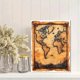 thumbnail image 2 of Qisvanset Framed Canvas Wall Art 12x16 Inch Mark Vintage World Map Bible Verse Home Mural Art, 2 of 5