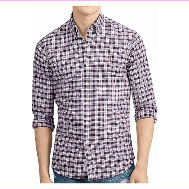 ralph lauren classic fit plaid shirt