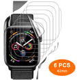 thumbnail image 1 of 6 Piezas Mica Cristal Templado Para Apple Watch Protector Levamdar 2033851-1, 1 of 8