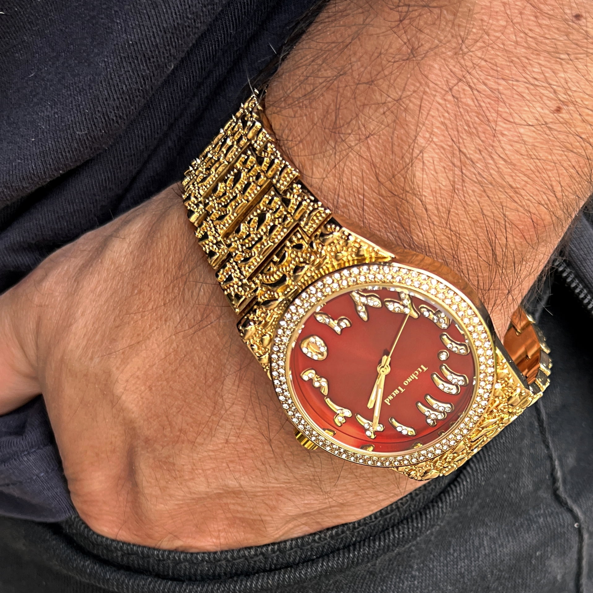 Techno trend store diamond watch