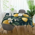thumbnail image 3 of Yayeee Tablecloths 60" x 120" Rectangle Wrinkle Resistant Party Table Cover, Floral Lemons, 3 of 8