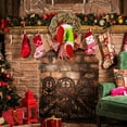 thumbnail image 3 of Estola De Ladrón De Navidad, Adornos Navideños, Guirnalda De Arpillera Navideña Para Puertas, Ventanas Y Paredes Cateissary HA040849-02, 3 of 6