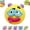 #05-Yellow-1, variant on NEW Smushers Squeeze – Cute Dog Face with Multiple Playful Looks – Each Squeeze Reveals a New Expression (#07-Pink-2)