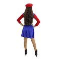 thumbnail image 4 of Disfraz Vestido Mario Plomera Roja FX Costumes Para Adulto Dama Talla Chica, 4 of 5