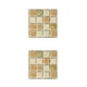 thumbnail image 2 of Azulejo de cristal Adhesivo de pared Injueey Decoración de vidrio Panel de salpicaduras ligero 2Conjunto Tipo 12, 2 of 6