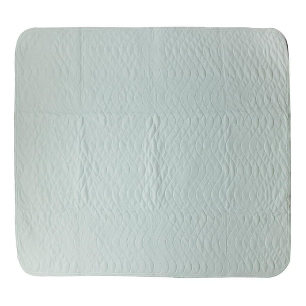 Protector de cama lavable, impermeable y reutilizable para niños y adultos. 90x120cm
