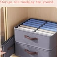 thumbnail image 4 of Organizador de almacenamiento de ropa para armario, caja de almacenamiento de pantalones, suéter, camiseta, tablero de PP, cajón de armario, caja de almacenamiento de Jeans, 4 of 5