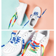 thumbnail image 5 of Cordones de zapatos coloridos planos Cordón de zapato de arco iris degradado Cordón de zapato 2 pares, Camuflaje azul, 47 pulgadas (120 cm) Sincero Hogar, 5 of 8