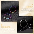 thumbnail image 4 of Shisuyan 5pcs Nose Hoops Ear Rings Stainless Steel Fake Nose Rings Body Piercing Jewelry, 4 of 8
