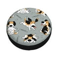 thumbnail image 3 of Balery Funny Beagle Active Dogtire Cover Waterproof Dust-Proof, Universal Spare Wheel Tire Cover For Trailer, Rv, Suv Truck And Vehicle Camper Accessories-15 Inch, 3 of 9