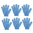 thumbnail image 2 of Guantes de limpieza de baño Colcomx Exfoliante Corporal 6 Piezas Azul, 2 of 8