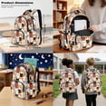 thumbnail image 3 of DISNIMO 3 Piece School Backpack Set for Kids Girls, Cartoon Cat Print School Bag Set with Lunch Box and Pencil Case, 17 Inch Primary Middle Backpack Travel Daypack, 3 of 7