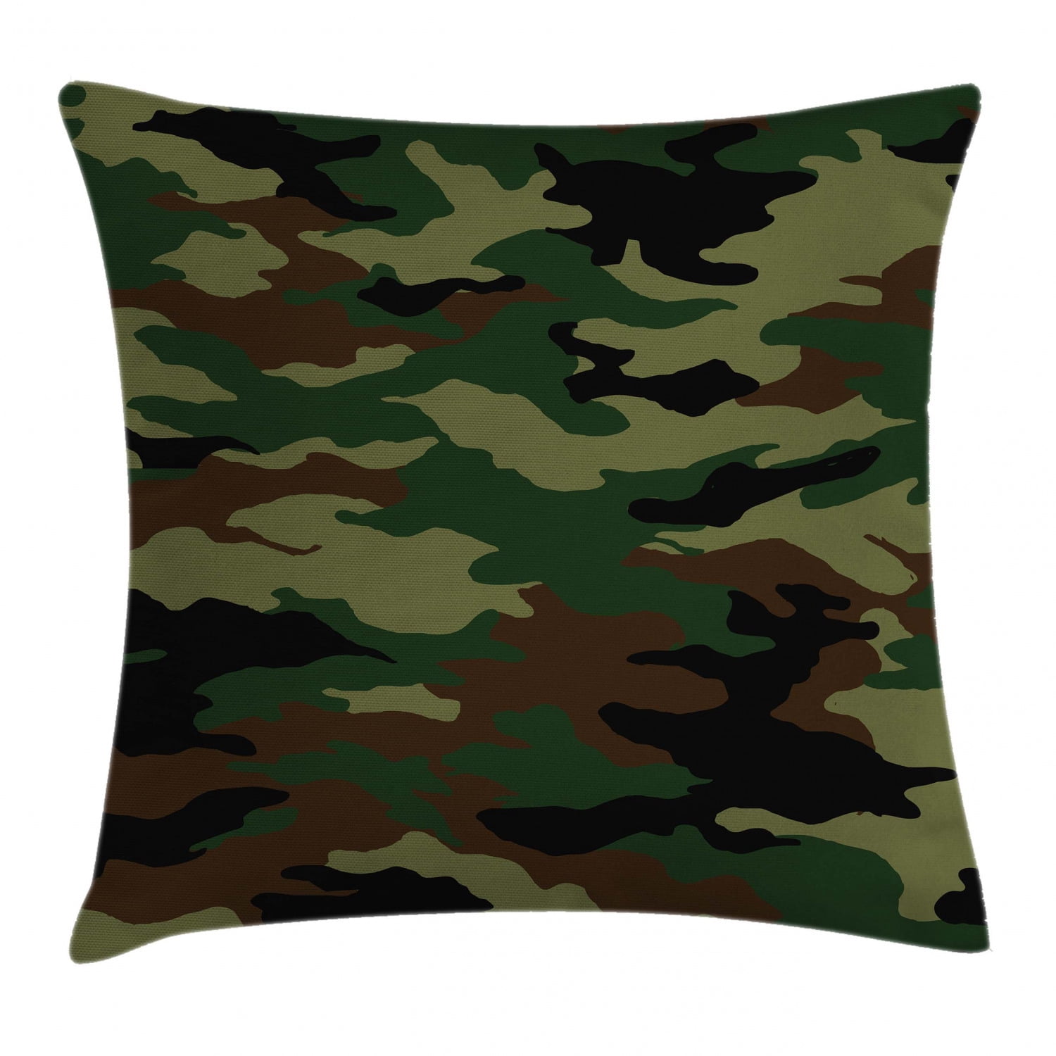 Camo Throw Pillow Cushion Cover, Fashionable Graphic Uniform Inspired