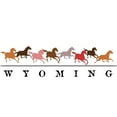 thumbnail image 3 of CafePress - Wyoming Horses T Shirt - Men's Classic Graphic T-Shirt, 3 of 4