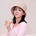 thumbnail image 4 of ZHENHONG Bucket Hats for Women Cotton Green Hat Bucket Hat For Summer Travel Beach Sun Hat, 4 of 6