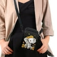 thumbnail image 4 of XYZCANDO Elephant Sunflower Mini Crossbody Bag for Teen Girls Cellphone Purse for Travel Shop Work Portable Phone Wallet Shoulder Handbag Small Messenger Bags Trendy Cross Body Purse Money Bag Black, 4 of 7