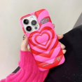 thumbnail image 4 of The Puffer Case Limited Edition Love Heart Luxury Down Soft Touch Jacket Cases Compatible con Iphone12/13 Series Aespa kaili Sencillez, 4 of 5