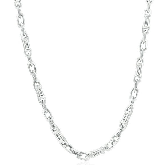 Pompeii Men's 14k Gold (47gram) or Platinum (88gram) 5.5mm Link Chain Necklace 22" (,)