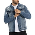 thumbnail image 4 of X RAY Jeans Mens Denim Jacket, Med Blue, M, 4 of 10