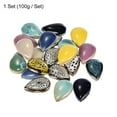 thumbnail image 3 of Uxcell 100g Ceramic Mosaic Tiles for Crafts Bulk, Small Raindrop Multicolor Ceramic Tiles for Mosaic Kits, 3 of 6