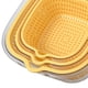 thumbnail image 5 of Colador de cocina con hebilla lateral y mango grande desmontable Amarillo, 5 of 6