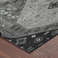 thumbnail image 3 of Addison Rugs Chantille Indoor/Outdoor Traditional Global Charcoal Machine Washable Rectangle Rug, 5' x 7'6", 3 of 8