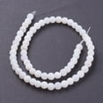 thumbnail image 2 of Natural Weathered Agate Beads Strands Dyed Frosted Round White 6mm Hole: 1mm about 64pcs/strand 14.6 inch, 2 of 3