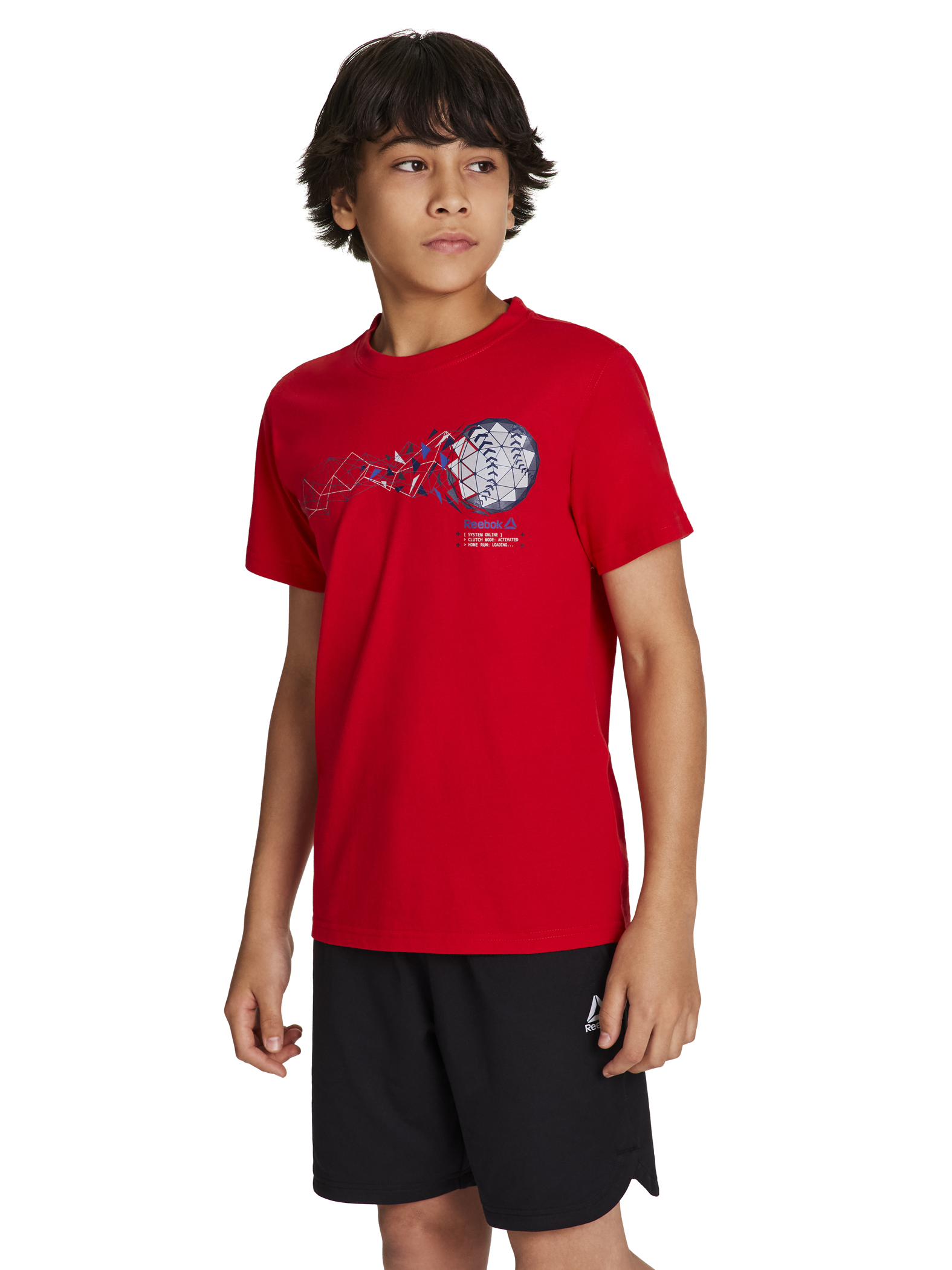 Reebok Boy's Short Sleeve Graphic T-Shirt, Sizes 4-18