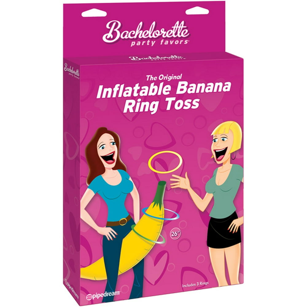 Bachelorette Party Favors Inflatable Banana Ring Toss Game
