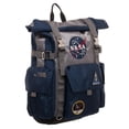 thumbnail image 3 of Mochila NASA Roll-Top Bioworld Azul Marino/Gris Poliéster, 3 of 4