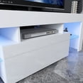 thumbnail image 2 of Modern Entertainment Center with High Glossy UV Front | For 50 - 59-inch TVs in Bedroom, Easy to Put Together, 2 of 2